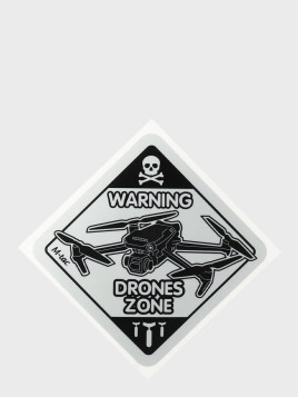 M-TAC Naklejka Drones Zone Small Odblaskowa