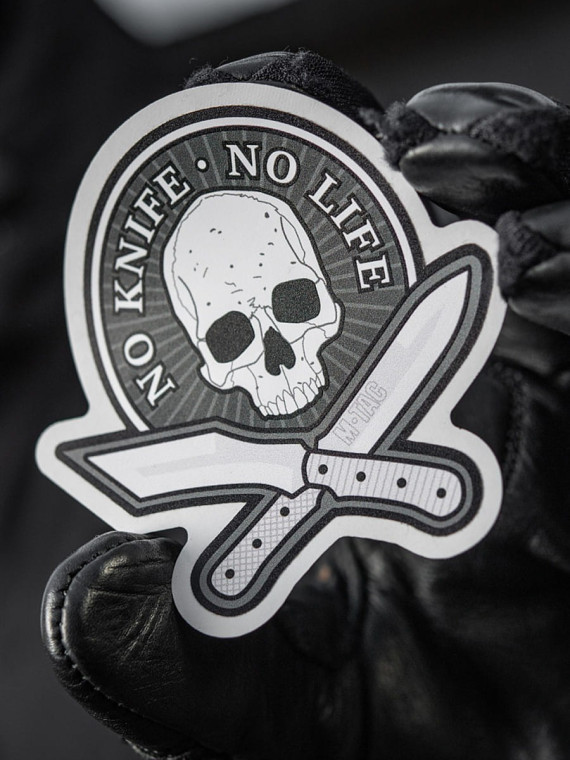 M-TAC Naklejka No Knife - No Life Odblaskowa