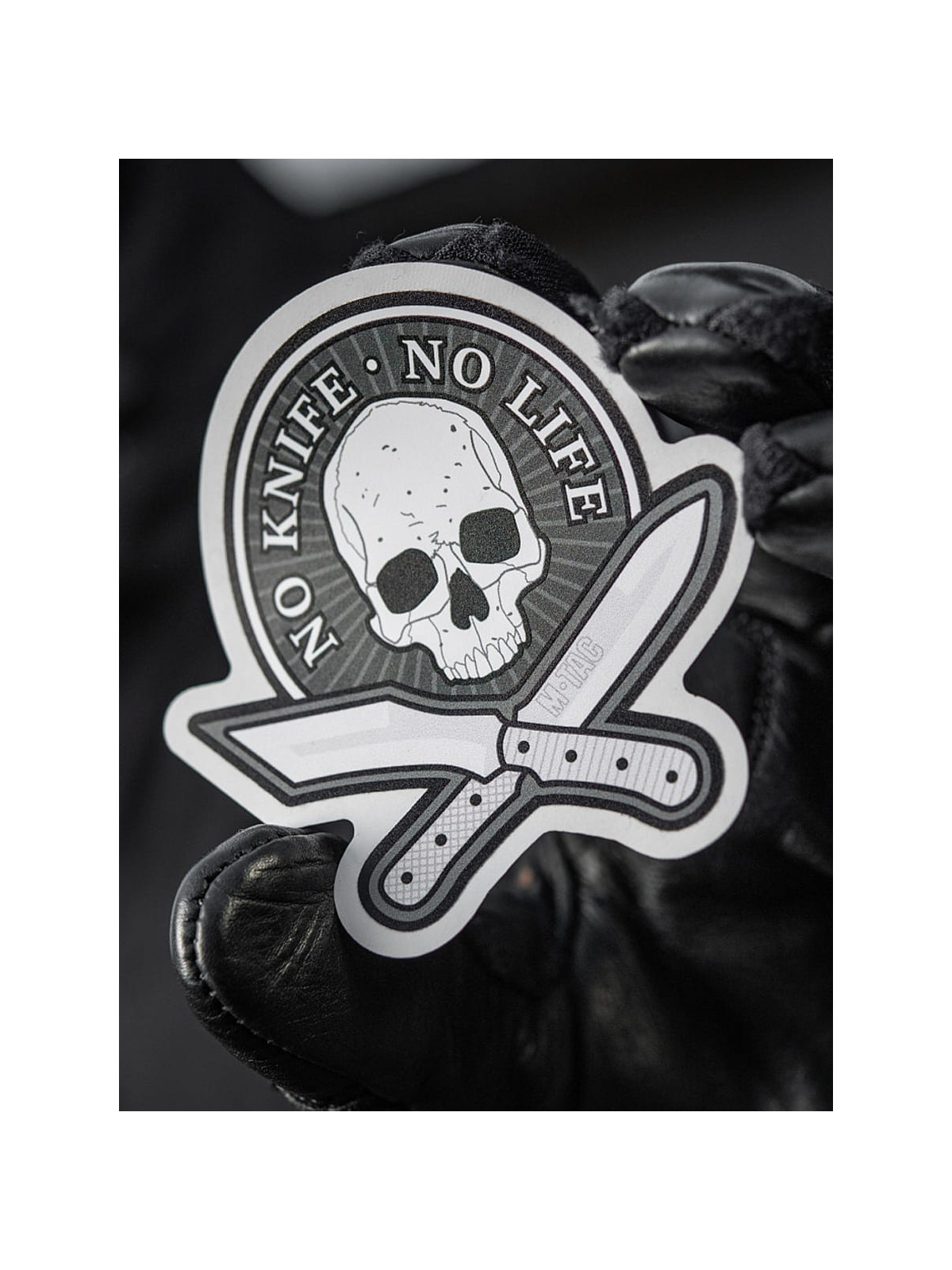 M-TAC Naklejka No Knife - No Life Odblaskowa