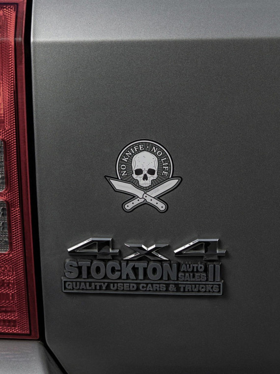 M-TAC Naklejka No Knife - No Life Odblaskowa
