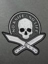 M-TAC Naklejka No Knife - No Life Odblaskowa