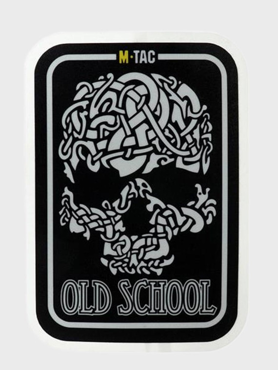 M-TAC Naklejka Old Skull Large Odblaskowa