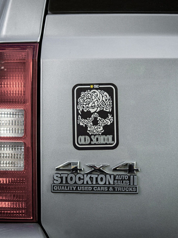 M-TAC Naklejka Old Skull Large Odblaskowa