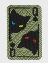 M-TAC NASZYWKA KARTA QUEEN OF SPADES OLIWKOWY