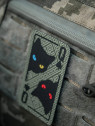 M-TAC NASZYWKA KARTA QUEEN OF SPADES OLIWKOWY