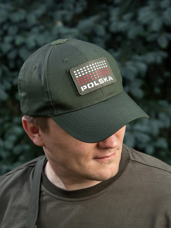 M-TAC Naszywka Polska Laser Cut Rzep 50x80mm Oliwkowa