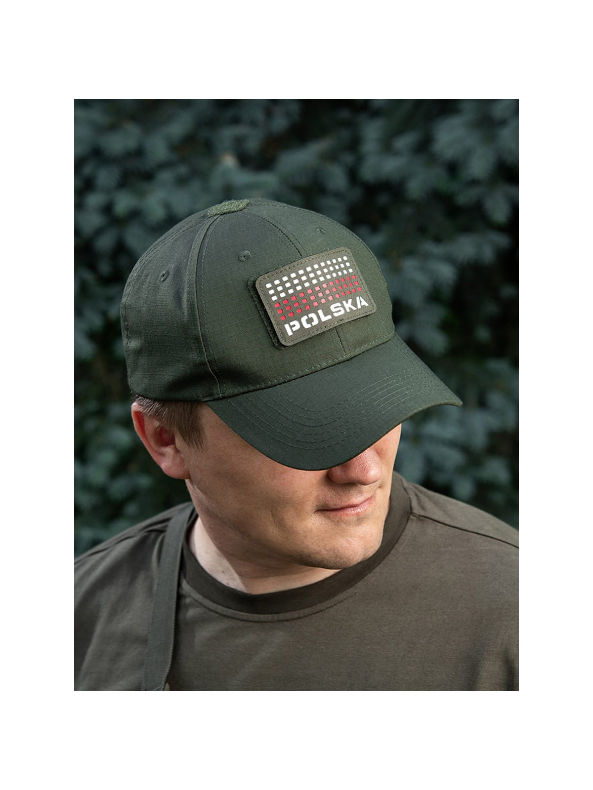 M-TAC Naszywka Polska Laser Cut Rzep 50x80mm Oliwkowa
