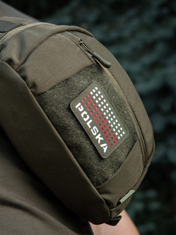 M-TAC Naszywka Polska Laser Cut Rzep 50x80mm Oliwkowa