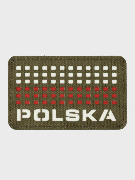 M-TAC Naszywka Polska Laser Cut Rzep 50x80mm Oliwkowa