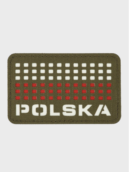 M-TAC Naszywka Polska Laser Cut Rzep 50x80mm Oliwkowa