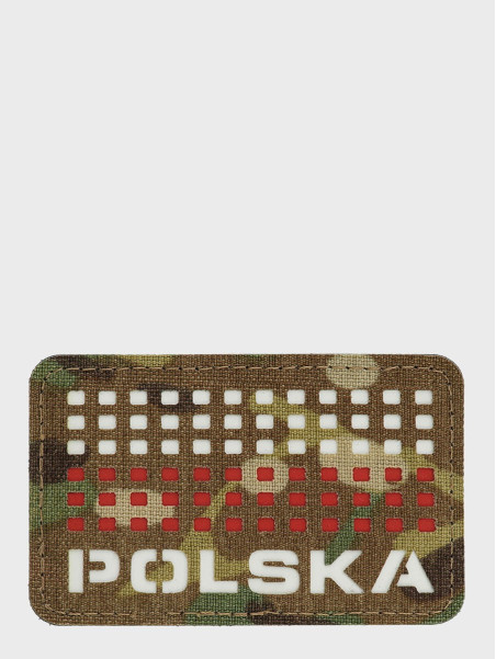 M-TAC Naszywka Polska Laser Cut Rzep 50x80mm Multicam