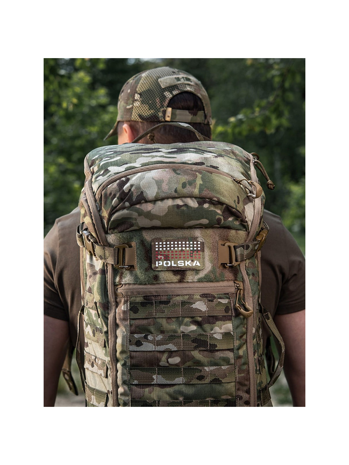 M-TAC Naszywka Polska Laser Cut Rzep 50x80mm Multicam