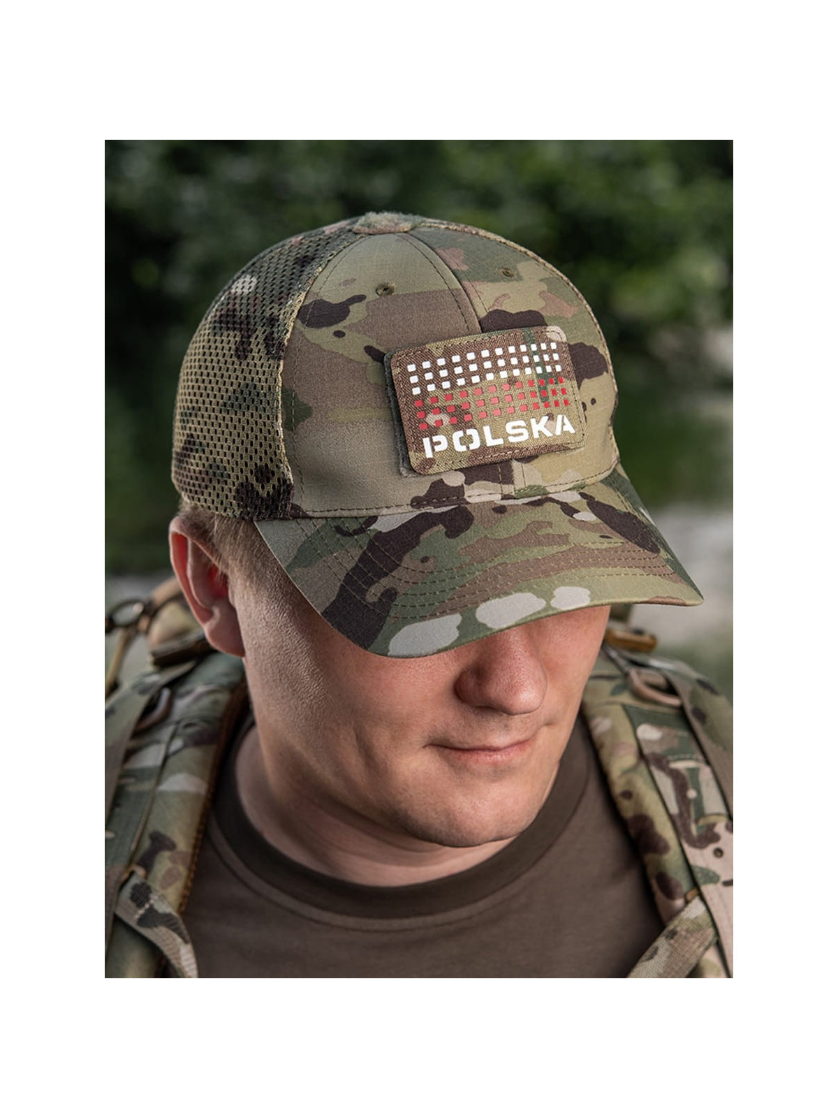 M-TAC Naszywka Polska Laser Cut Rzep 50x80mm Multicam