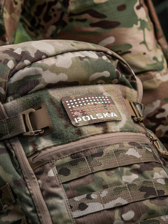 M-TAC Naszywka Polska Laser Cut Rzep 50x80mm Multicam