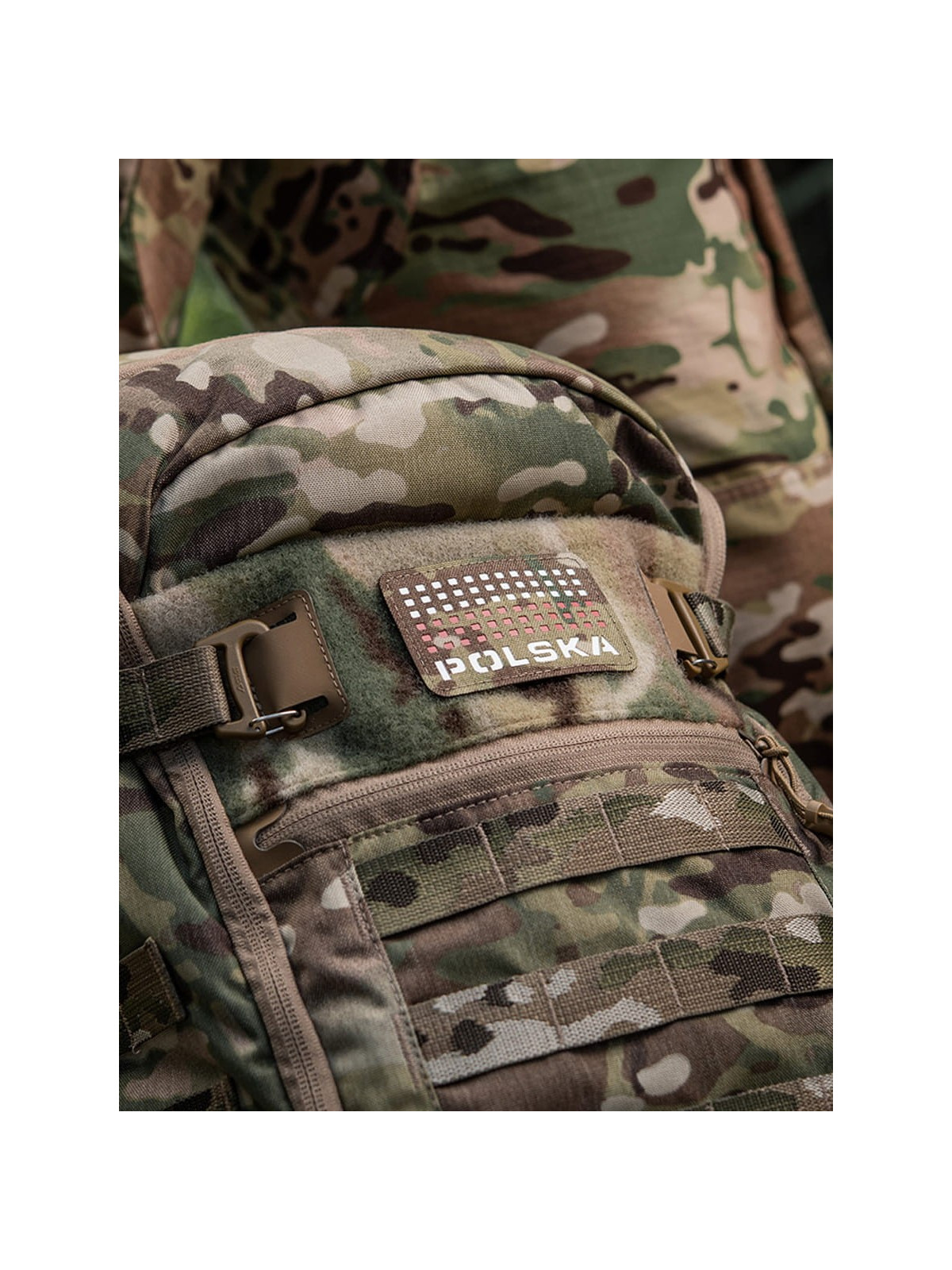 M-TAC Naszywka Polska Laser Cut Rzep 50x80mm Multicam