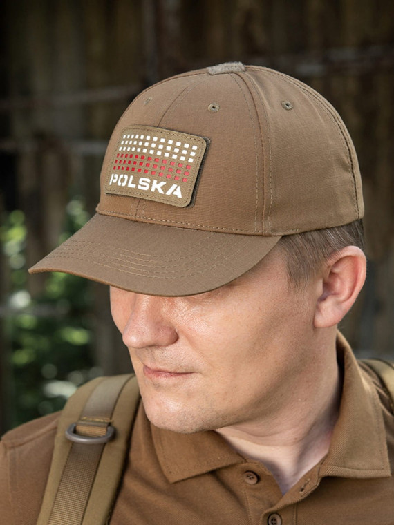 M-TAC Naszywka Polska Laser Cut Rzep 50x80mm Coyote