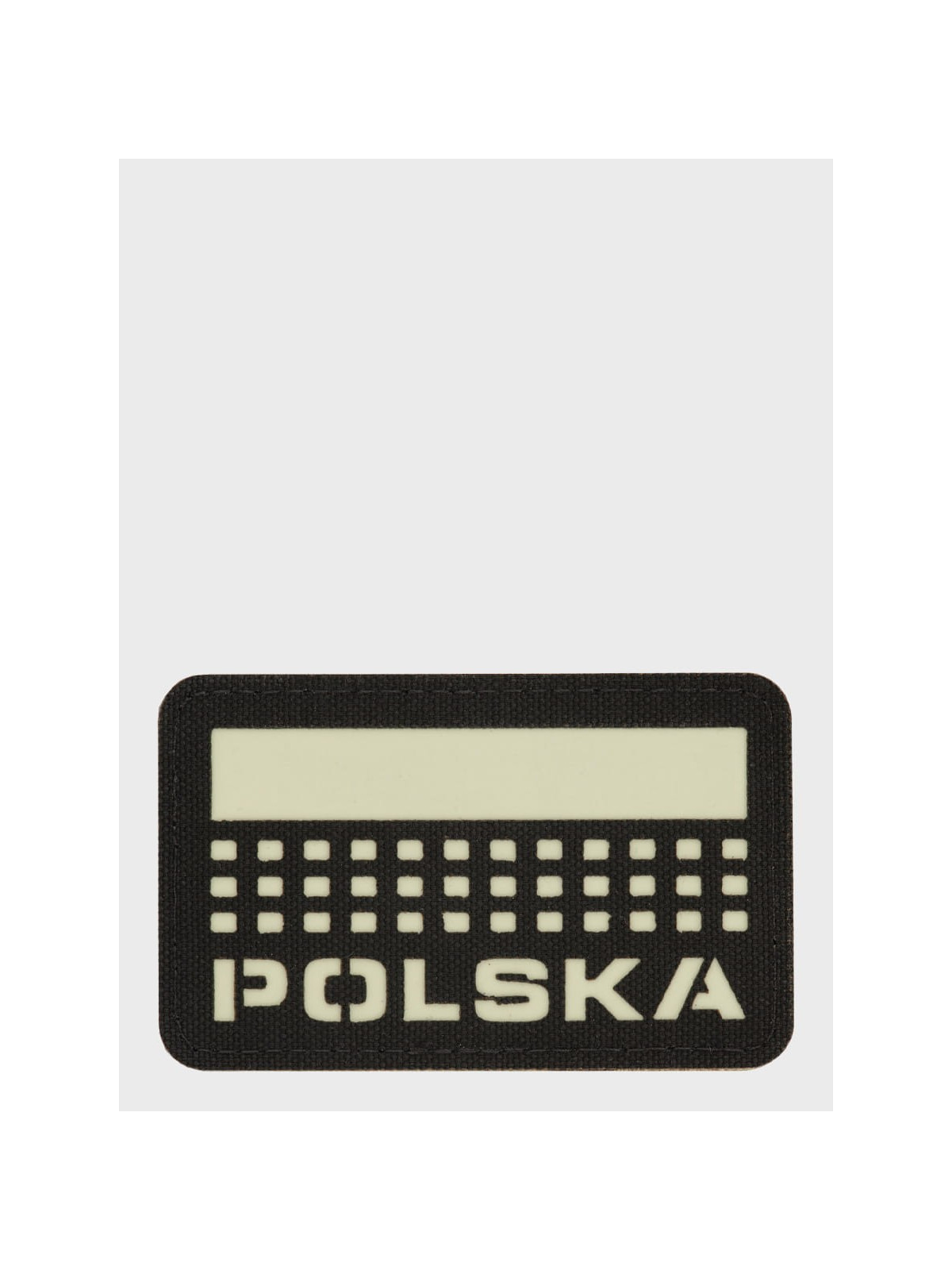 M-TAC Naszywka Polska Laser Cut Rzep 50x80mm Czarna Fluorescencyjna