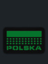 M-TAC Naszywka Polska Laser Cut Rzep 50x80mm Czarna Fluorescencyjna