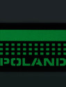M-TAC Naszywka Poland Laser Cut Rzep 50x80mm Czarna fluorescencyjna