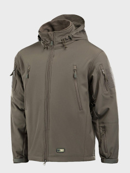 M-TAC Kurtka Softshell z Podpinką Polarową Oliwkowa 3XL