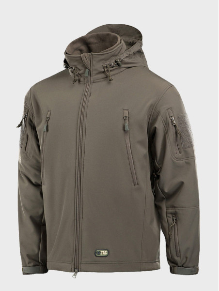 M-TAC Kurtka Softshell z Podpinką Polarową Oliwkowa 3XL