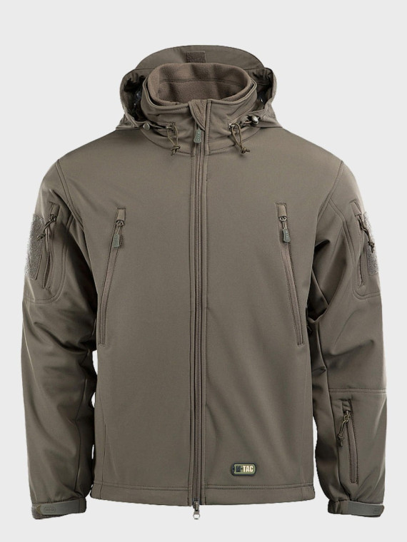 M-TAC Kurtka Softshell z Podpinką Polarową Oliwkowa 3XL