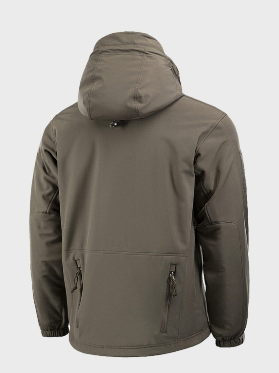 M-TAC Kurtka Softshell z Podpinką Polarową Oliwkowa 3XL
