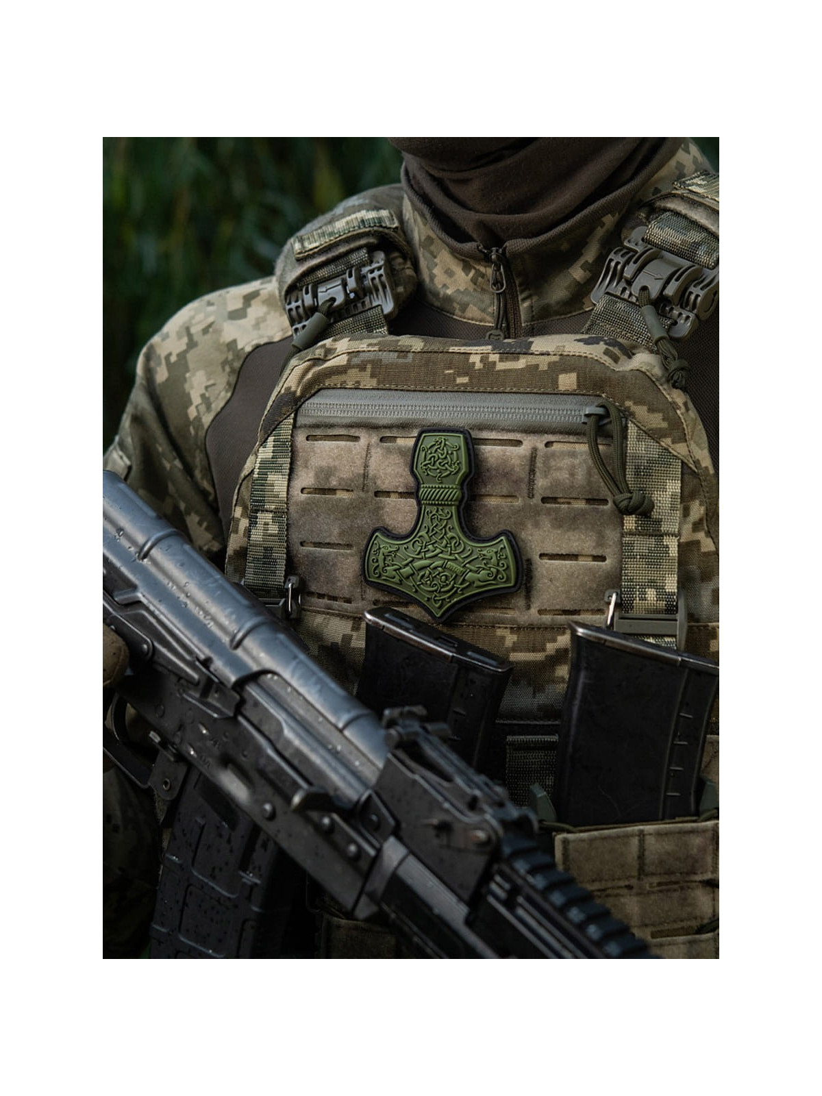 M-TAC NASZYWKA 3D Mjölnir LARGE PVC OLIWKOWA