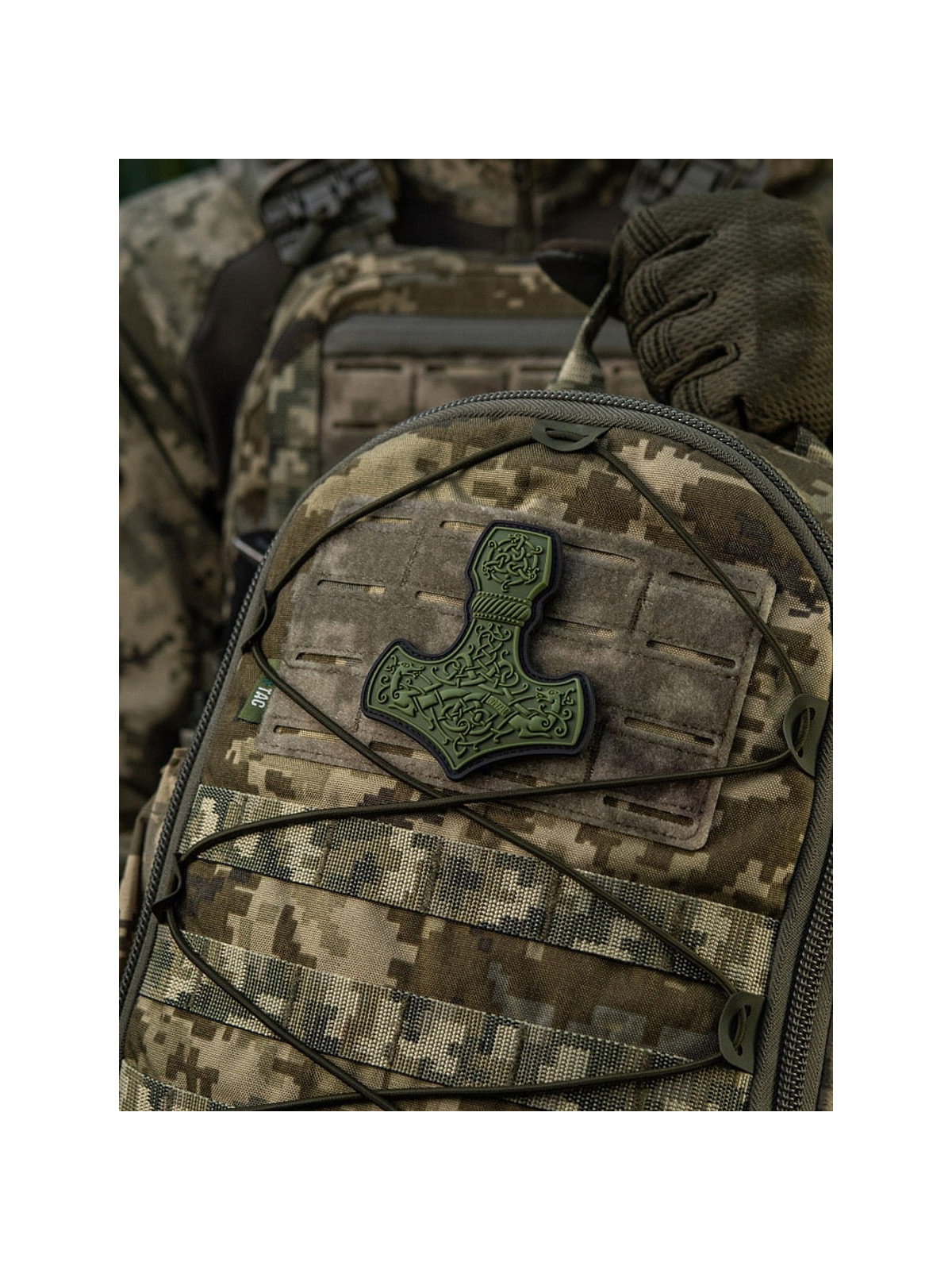 M-TAC NASZYWKA 3D Mjölnir LARGE PVC OLIWKOWA