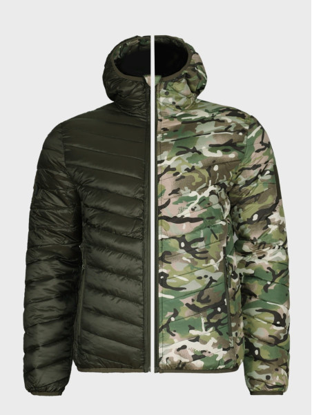 TEXAR KURTKA MĘSKA PUCHOWA DWUSTRONNA OLIWKOWA/MC CAMO XL