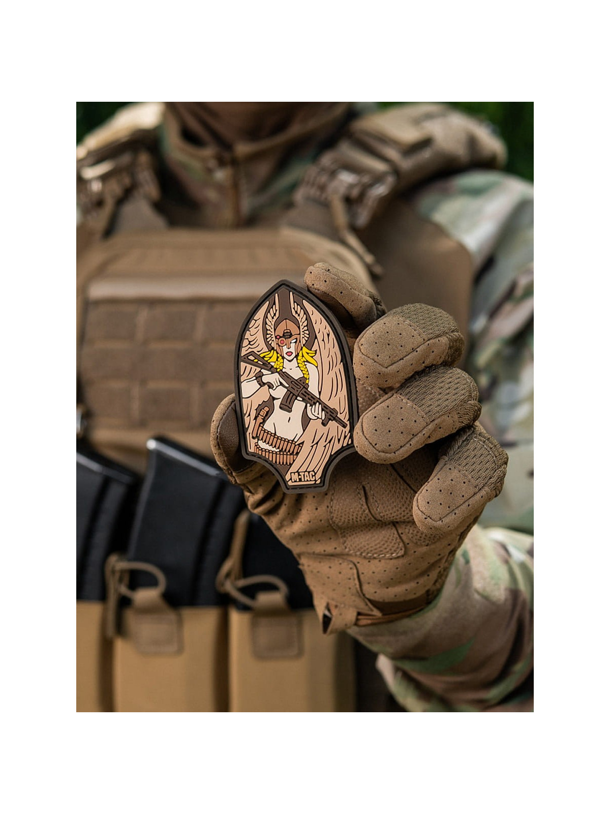 M-TAC Naszywka 3D Włócznia Walkirii PVC Coyote