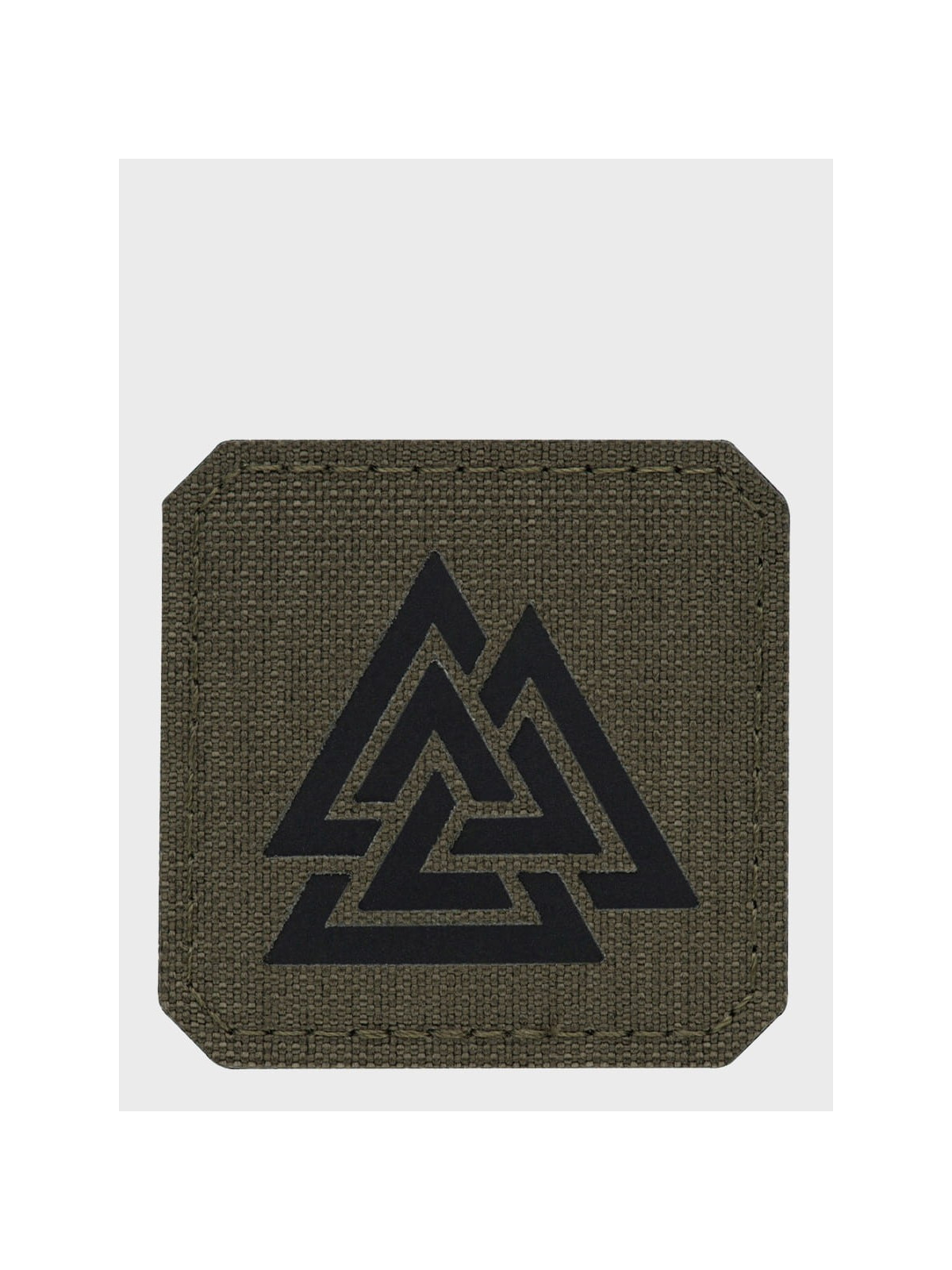M-TAC NASZYWKA Valknut Laser Cut 4,5 x 4,5 cm Oliwkowo-czarna