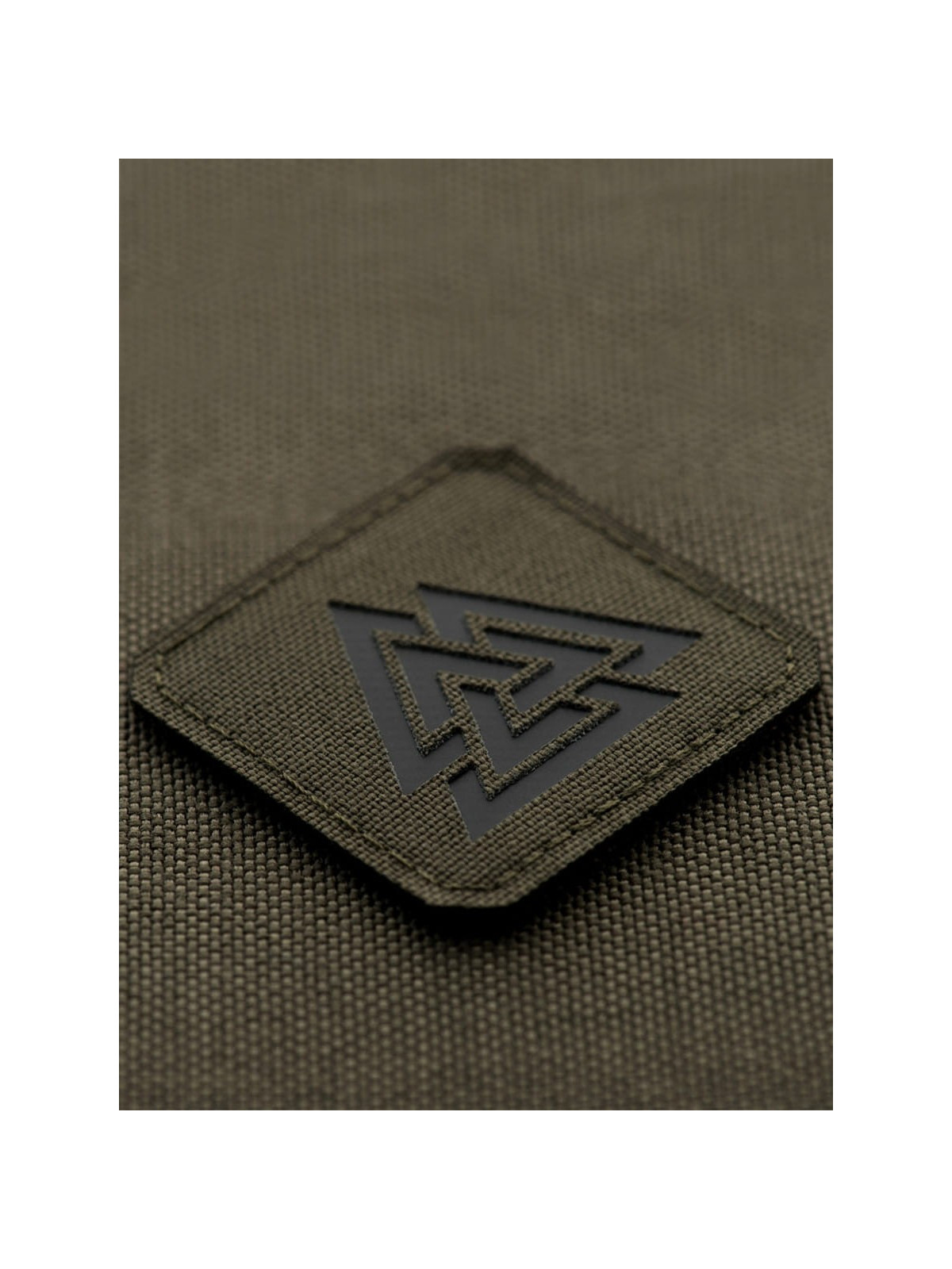 M-TAC NASZYWKA Valknut Laser Cut 4,5 x 4,5 cm Oliwkowo-czarna