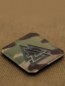 M-TAC NASZYWKA Valknut Laser Cut 4,5 x 4,5 cm Czarny-multicam