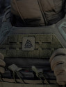 M-TAC NASZYWKA Valknut Laser Cut 4,5 x 4,5 cm Czarny-multicam