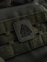 M-TAC NASZYWKA Valknut Laser Cut 4,5 x 4,5 cm Czarny-multicam