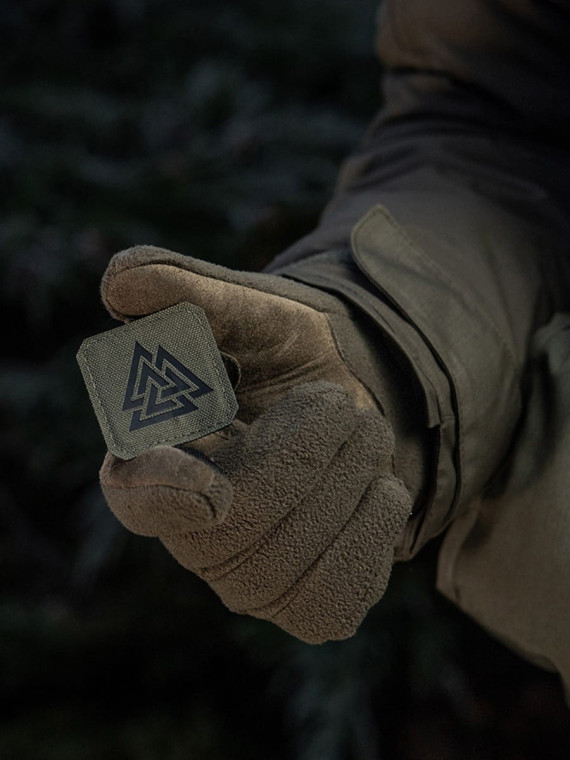 M-TAC NASZYWKA Valknut Laser Cut 4,5 x 4,5 cm Czarny-multicam