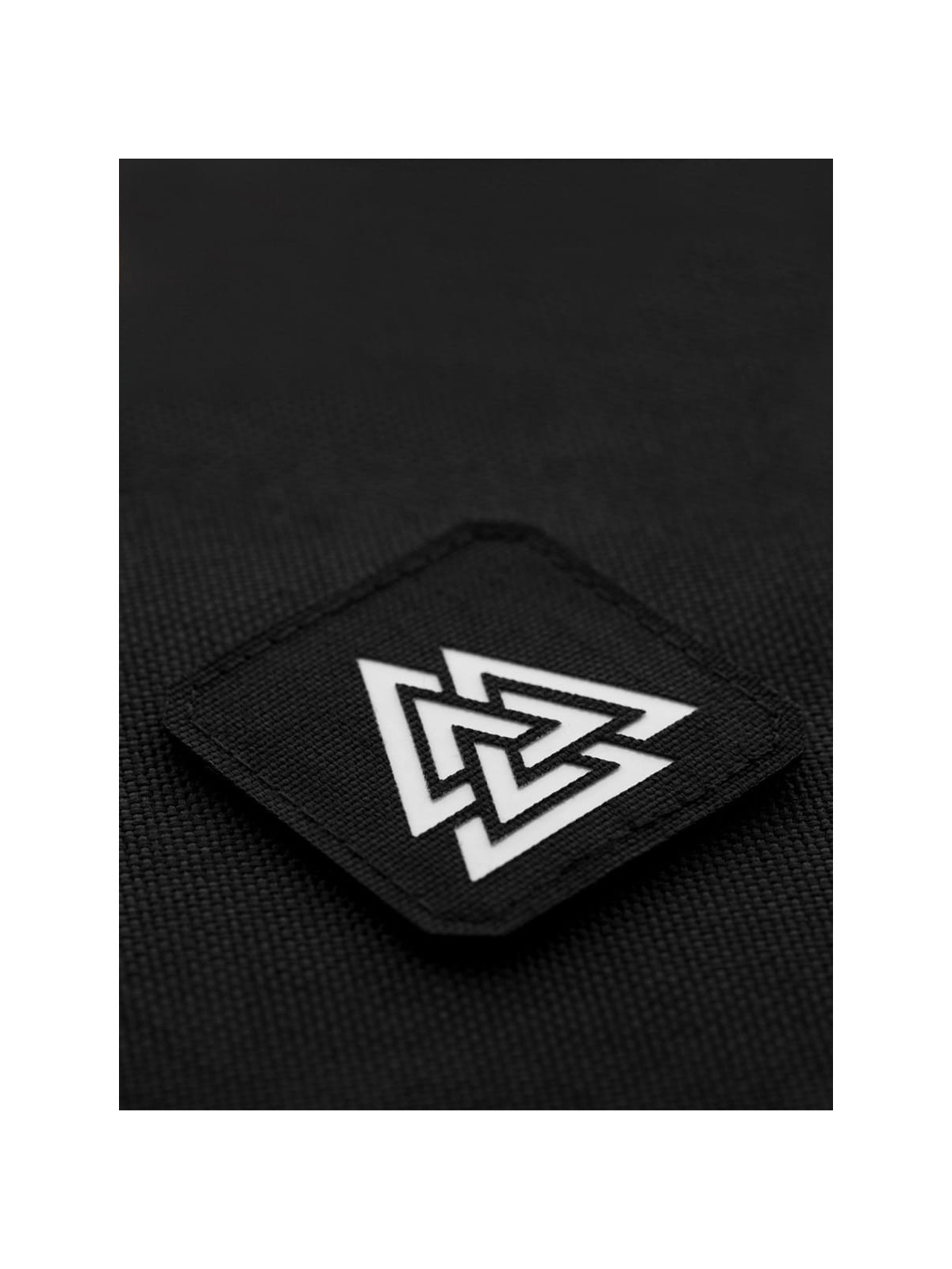 M-TAC NASZYWKA Valknut Laser Cut 4,5 x 4,5 cm Czarno- biała fluorescencyjna