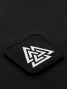 M-TAC NASZYWKA Valknut Laser Cut 4,5 x 4,5 cm Czarno- biała fluorescencyjna
