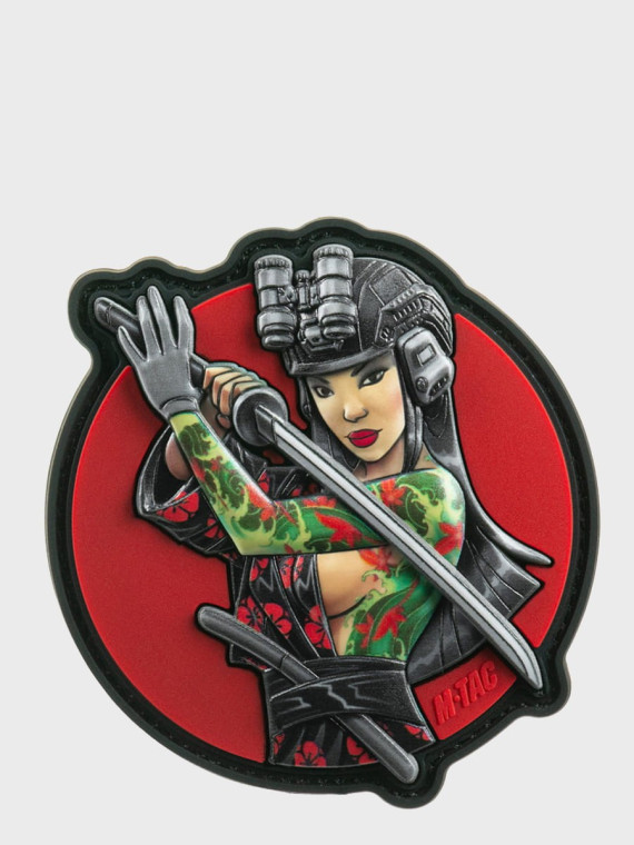 M-TAC Naszywka 3D Tactical Girl No.3 Yakuza PVC Zielony Tatuaż PVC