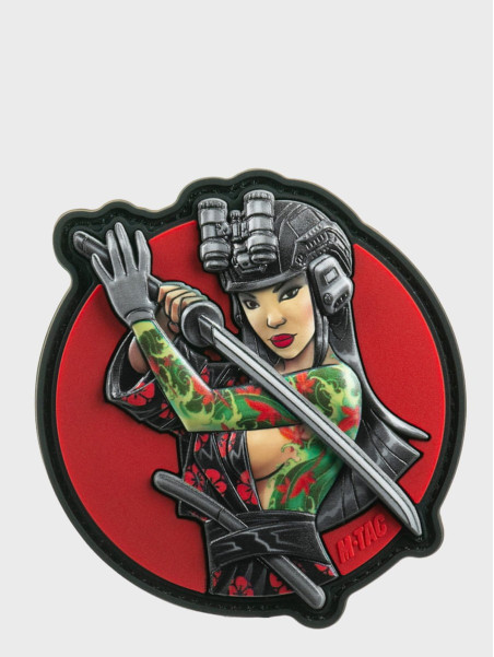 M-TAC Naszywka 3D Tactical Girl No.3 Yakuza PVC Zielony Tatuaż PVC