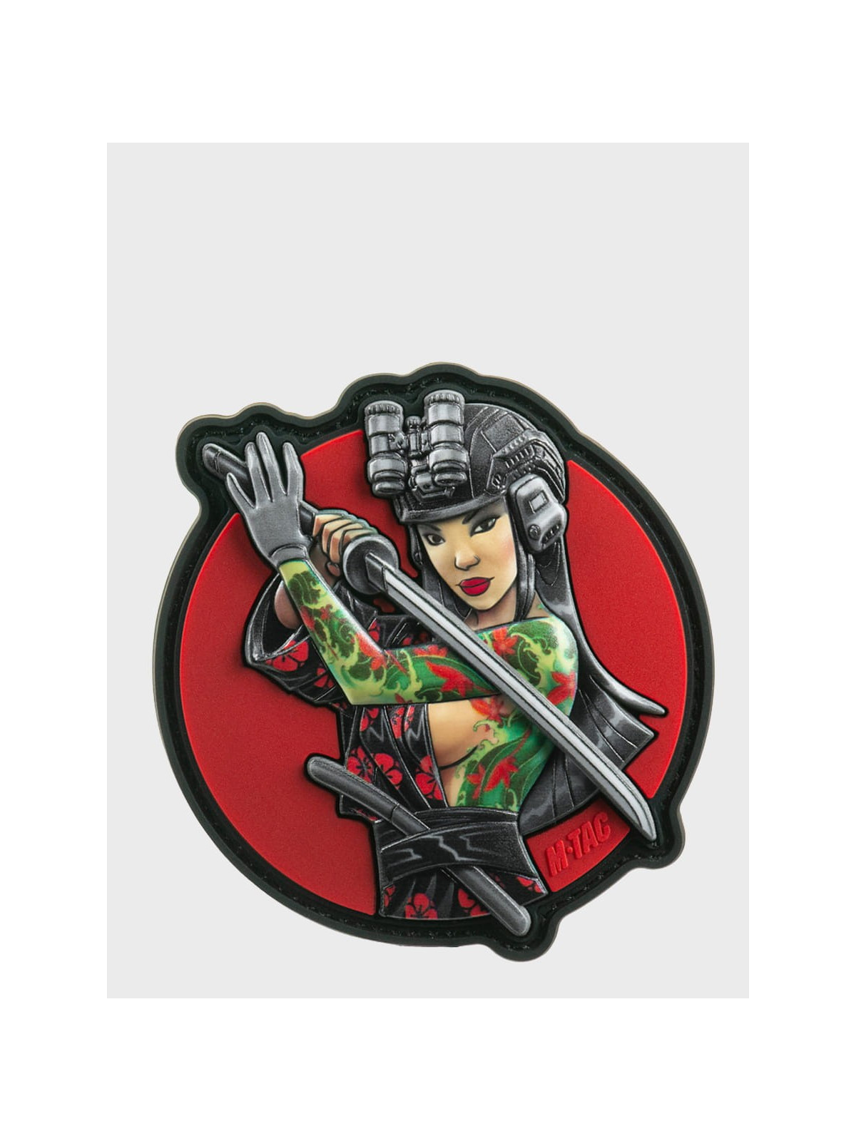 M-TAC Naszywka 3D Tactical Girl No.3 Yakuza PVC Zielony Tatuaż PVC
