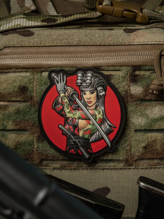 M-TAC Naszywka 3D Tactical Girl No.3 Yakuza PVC Zielony Tatuaż PVC