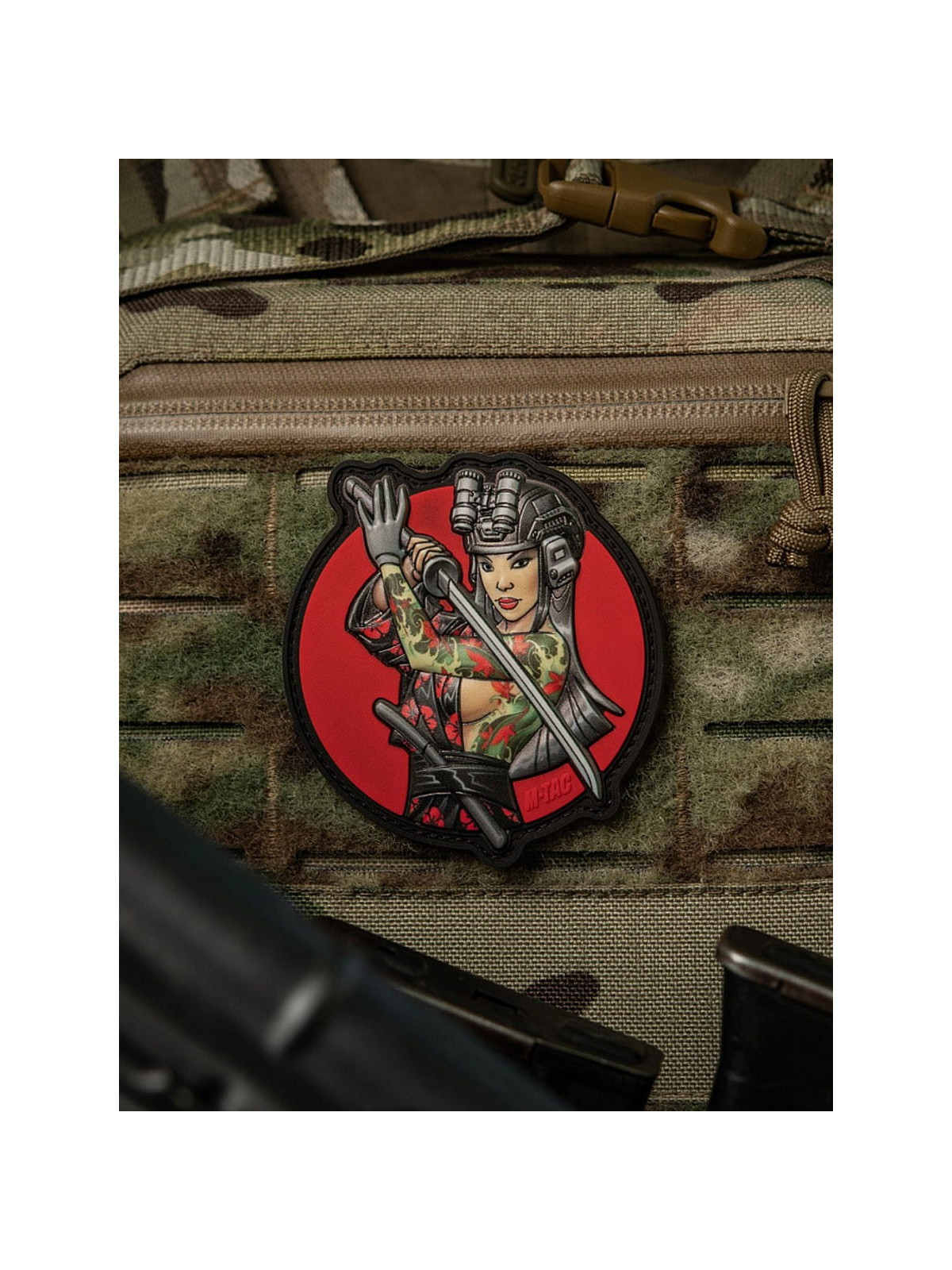 M-TAC Naszywka 3D Tactical Girl No.3 Yakuza PVC Zielony Tatuaż PVC