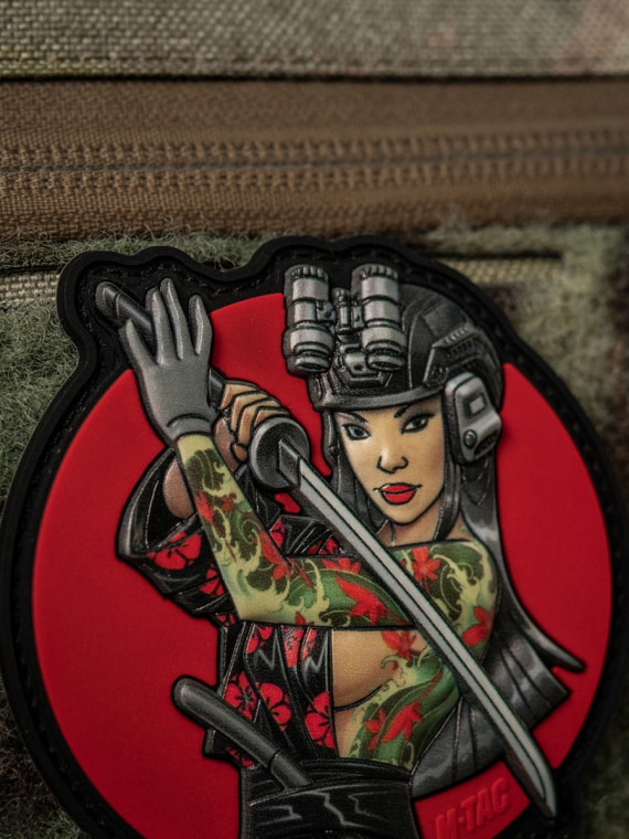 M-TAC Naszywka 3D Tactical Girl No.3 Yakuza PVC Zielony Tatuaż PVC
