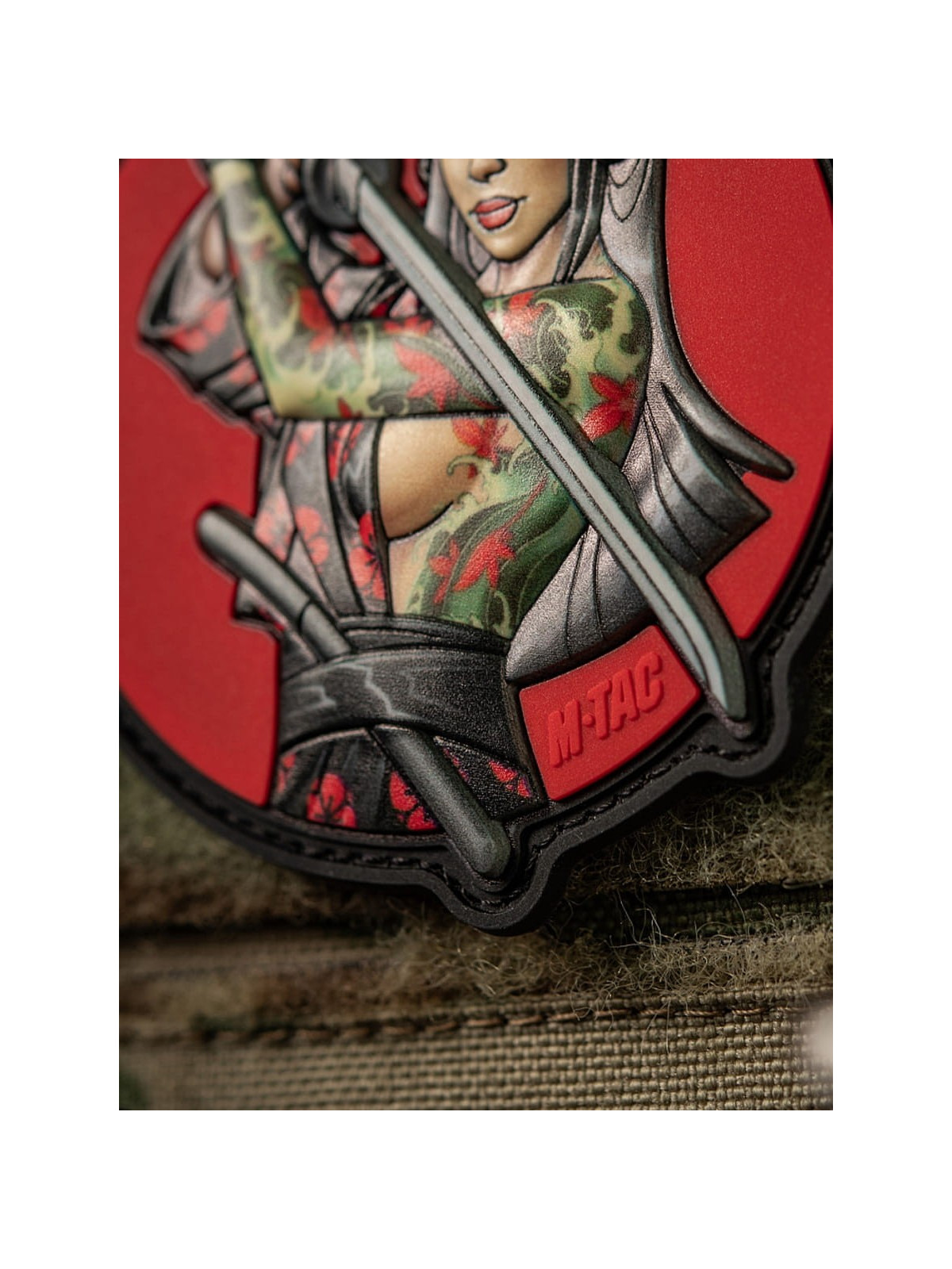 M-TAC Naszywka 3D Tactical Girl No.3 Yakuza PVC Zielony Tatuaż PVC