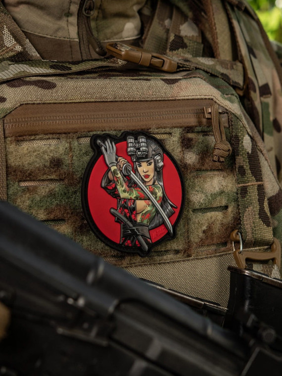 M-TAC Naszywka 3D Tactical Girl No.3 Yakuza PVC Zielony Tatuaż PVC