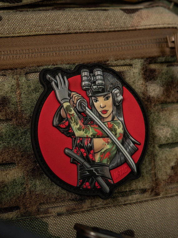 M-TAC Naszywka 3D Tactical Girl No.3 Yakuza PVC Zielony Tatuaż PVC