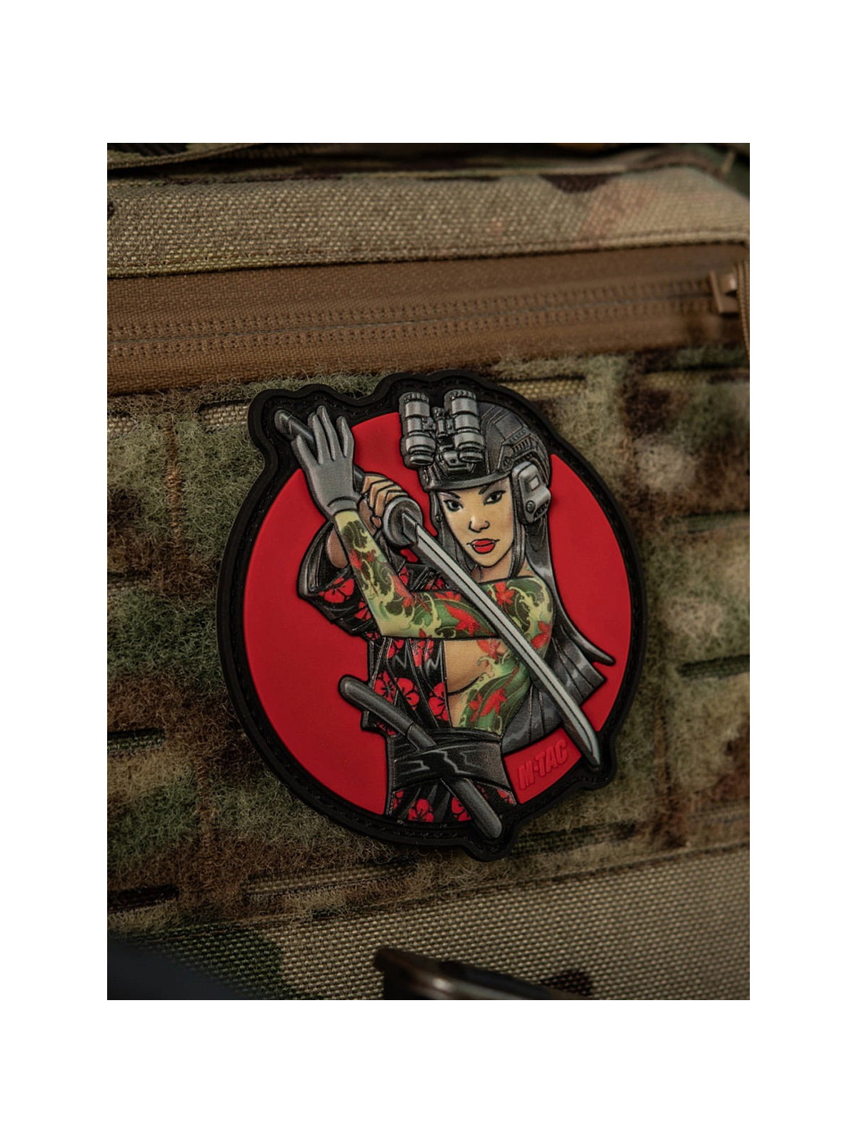 M-TAC Naszywka 3D Tactical Girl No.3 Yakuza PVC Zielony Tatuaż PVC