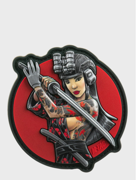 M-TAC Naszywka 3D Tactical Girl No.3 Yakuza PVC Czarny Tatuaż PVC